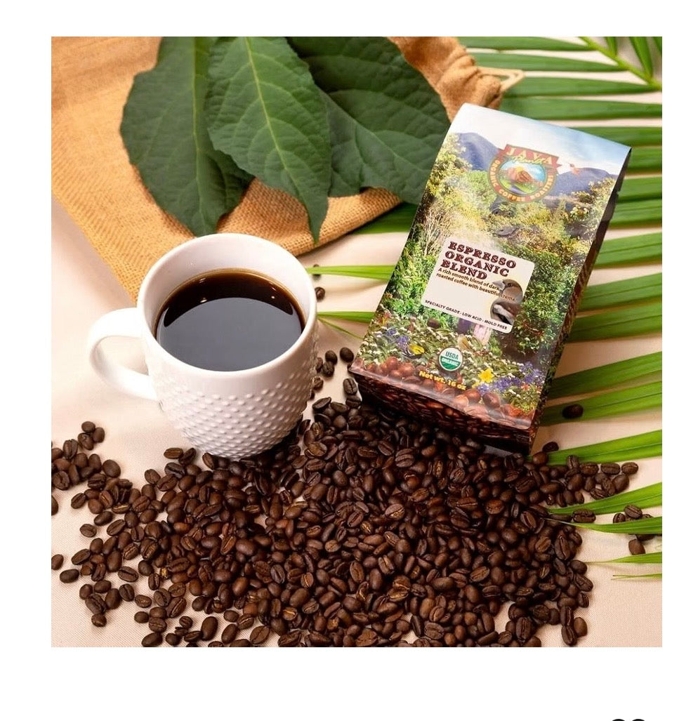Single-origin coffee beans — roasted locally