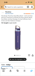 Ice roller / gua sha facial tools