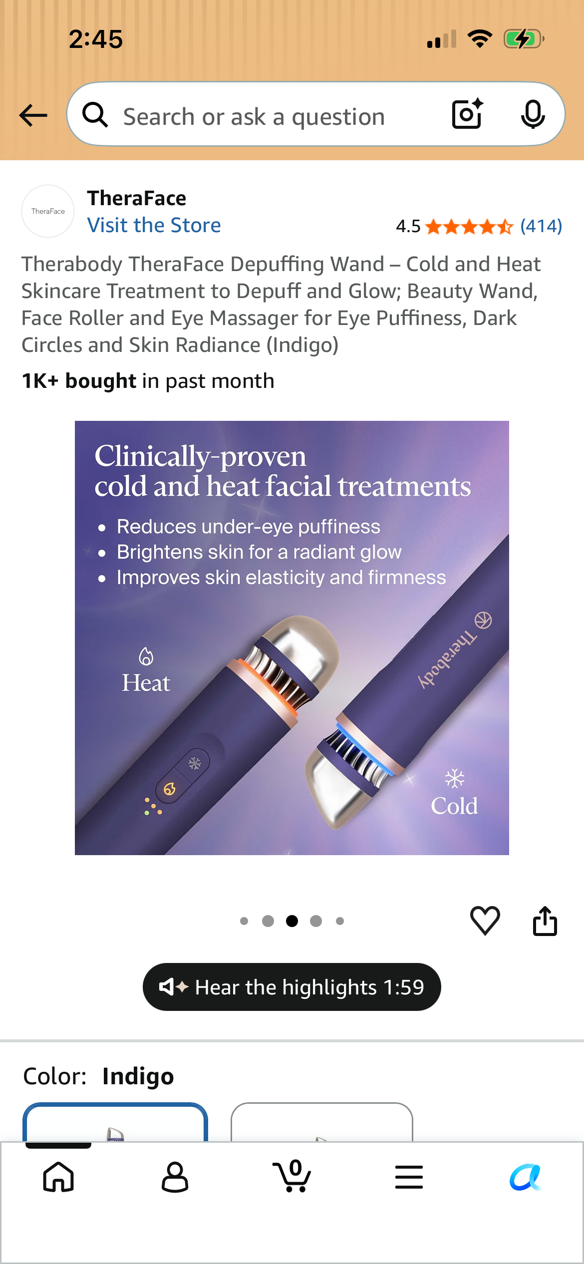 Ice roller / gua sha facial tools
