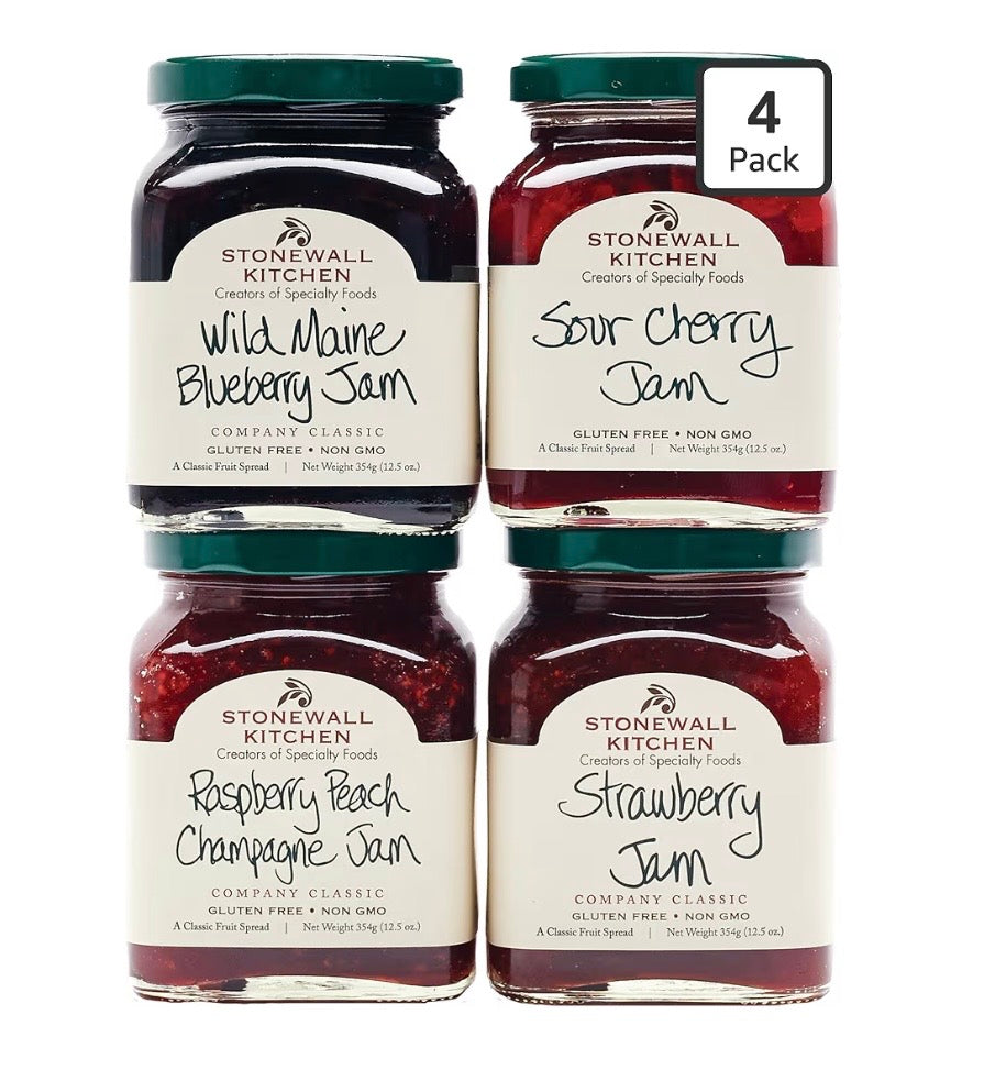 Jam collection of 4 varieties