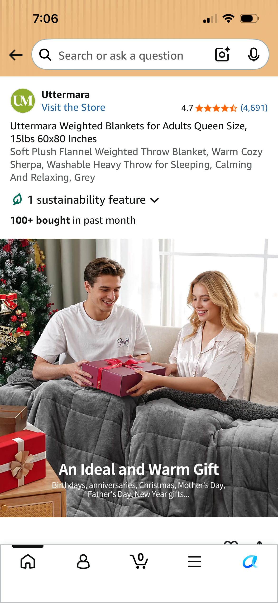 Weighted blankets or weighted plush comfort items